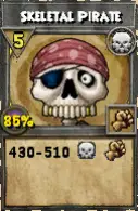 wizard101 death spells Skeletal Pirate