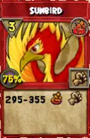 wizard101 fire spells Sunbird