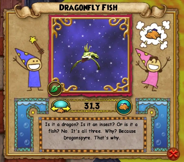 dragonfly fish