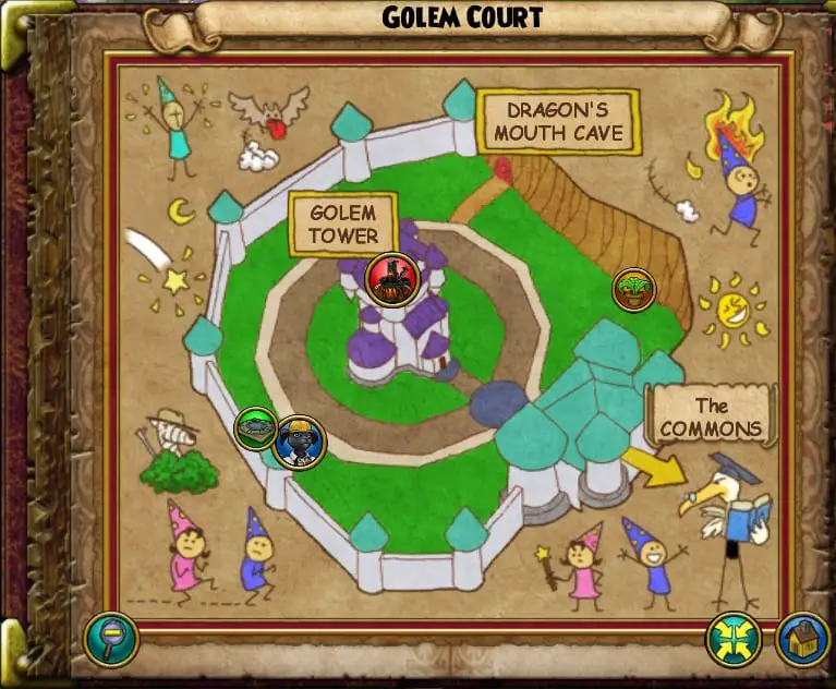 Map of Golem Court