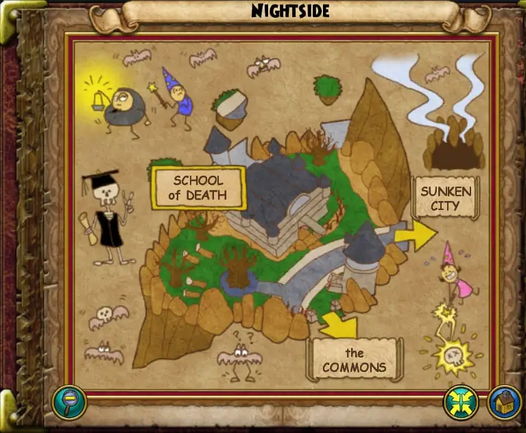 Map of Nightside