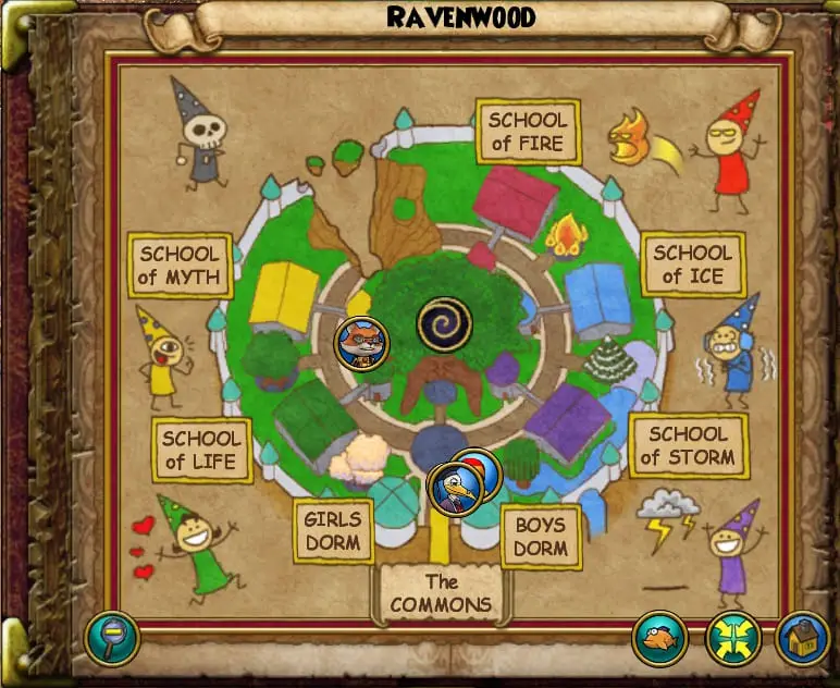 Map of Ravenwood