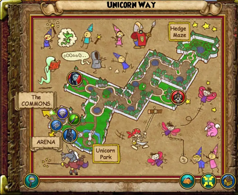 Map of Unicorn Way