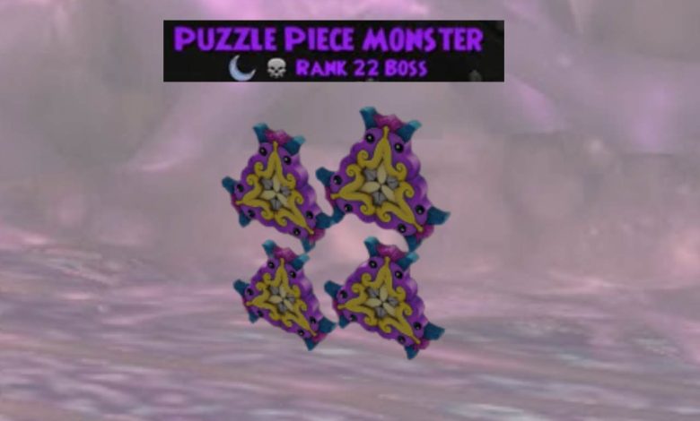 Puzzle Piece Monster W101