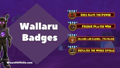 Wizard101 wallaru badges