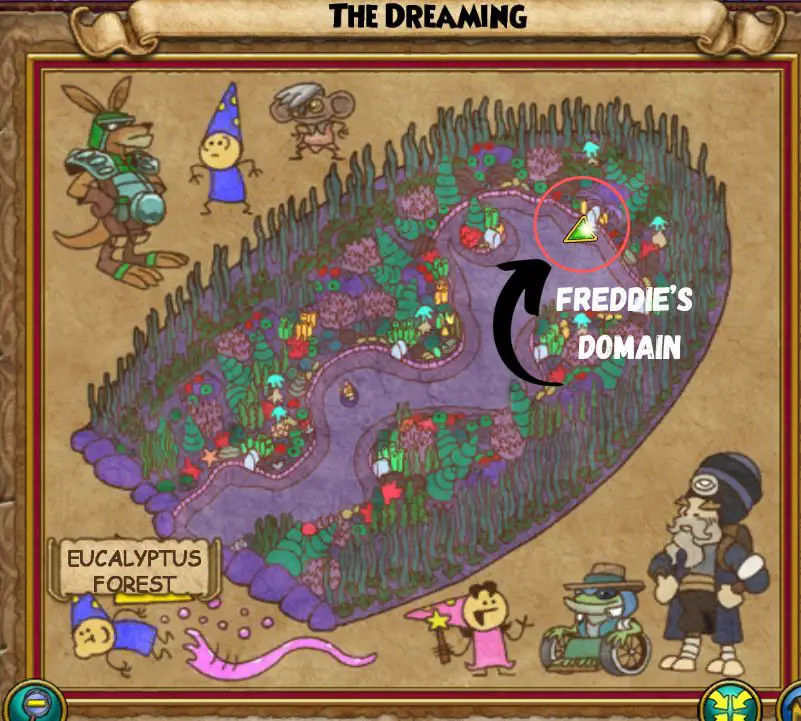 the dreaming map